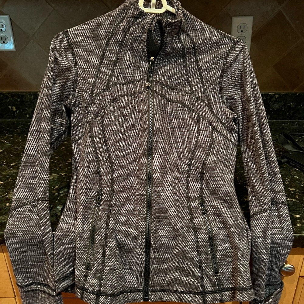 Lululemon Define Jacket, Special Edition Herringbone pattern.Perfect condition